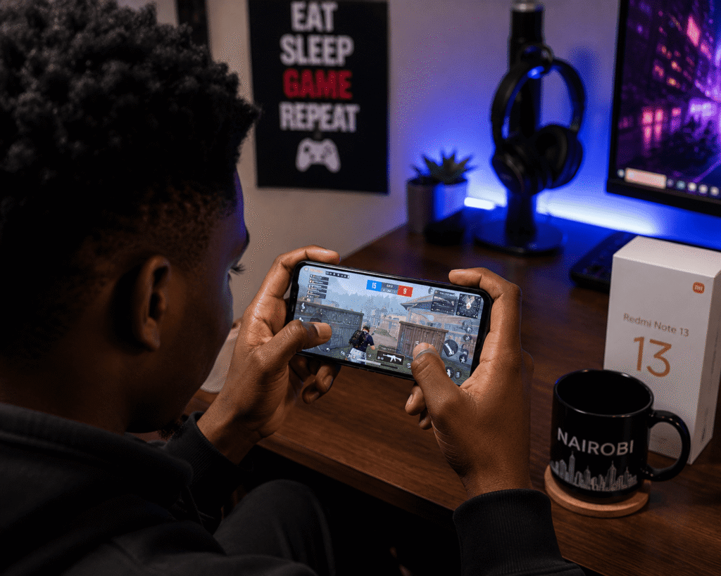 Gaming in Kenya: The Ultimate PC, PS5 & Mobile Guide mobile gaming in Kenya on smartphone