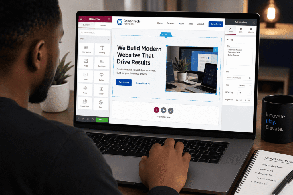building a WordPress site for Kenyan businesses with Elementor