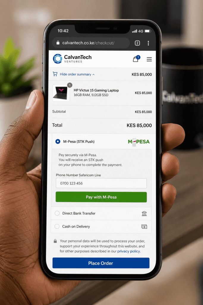 WooCommerce M-Pesa checkout for Kenyan businesses