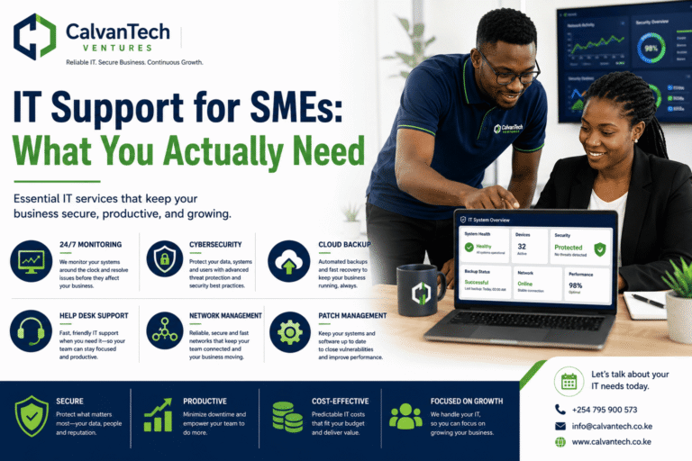 IT Support for Kenyan SMEs: What You Actually Need (2026 Guide) IT support for Kenyan SMEs