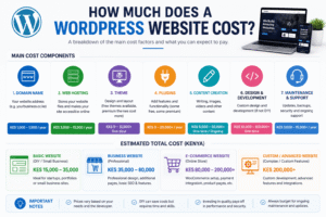 WordPress website cost in Kenya